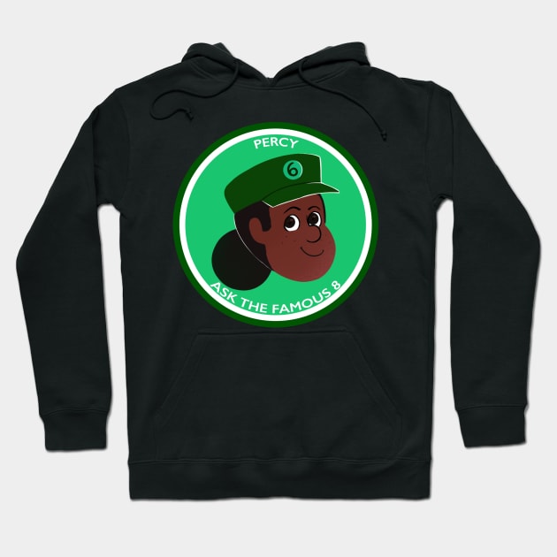 Percy Button - with text Hoodie by sleepyhenry